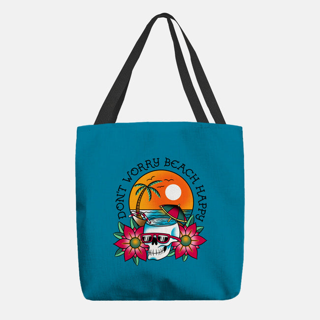 Don't Worry Beach Happy-None-Basic Tote-Bag-sachpica