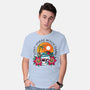 Don't Worry Beach Happy-Mens-Basic-Tee-sachpica