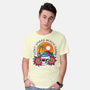 Don't Worry Beach Happy-Mens-Basic-Tee-sachpica