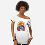 Don't Worry Beach Happy-Womens-Off Shoulder-Tee-sachpica