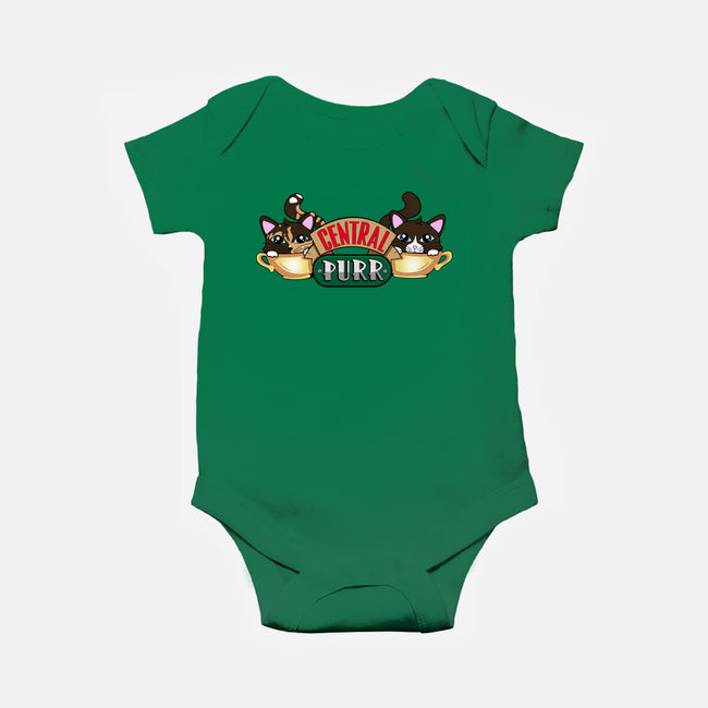 Central Purr-Baby-Basic-Onesie-Nerding Out Studio