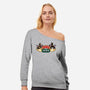 Central Purr-Womens-Off Shoulder-Sweatshirt-Nerding Out Studio