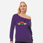 Central Purr-Womens-Off Shoulder-Sweatshirt-Nerding Out Studio