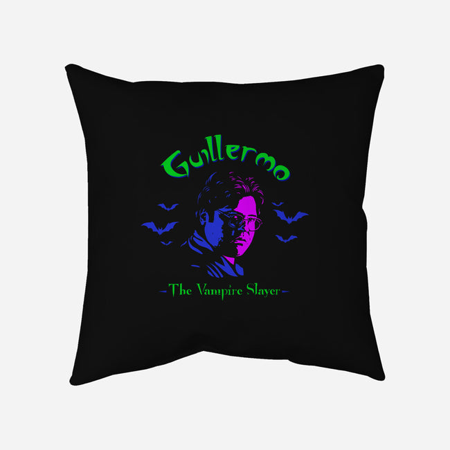 The Vampire Slayer-None-Removable Cover-Throw Pillow-SunsetSurf