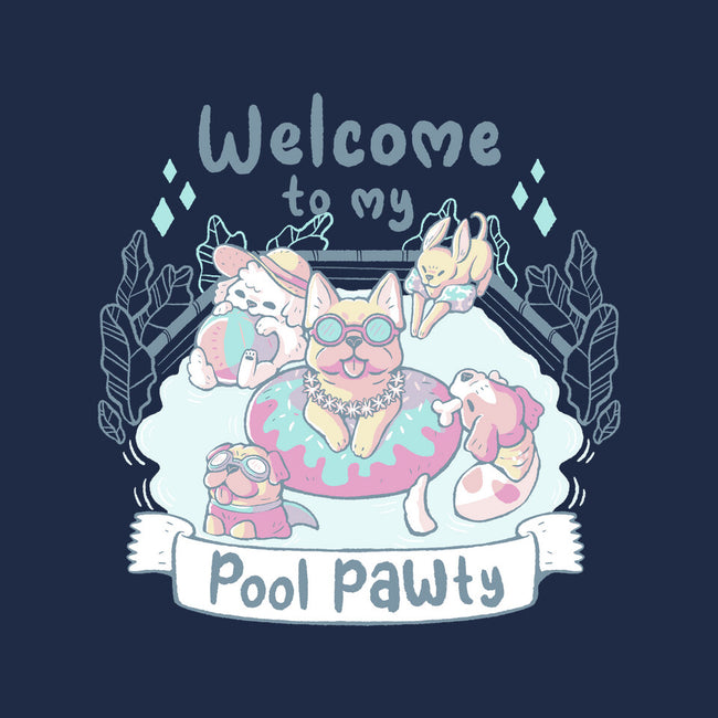 Pool Pawty Time-None-Glossy-Sticker-xMorfina