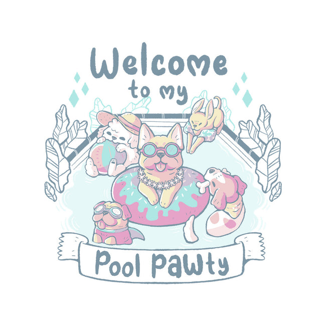 Pool Pawty Time-None-Matte-Poster-xMorfina