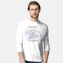 Pool Pawty Time-Mens-Long Sleeved-Tee-xMorfina