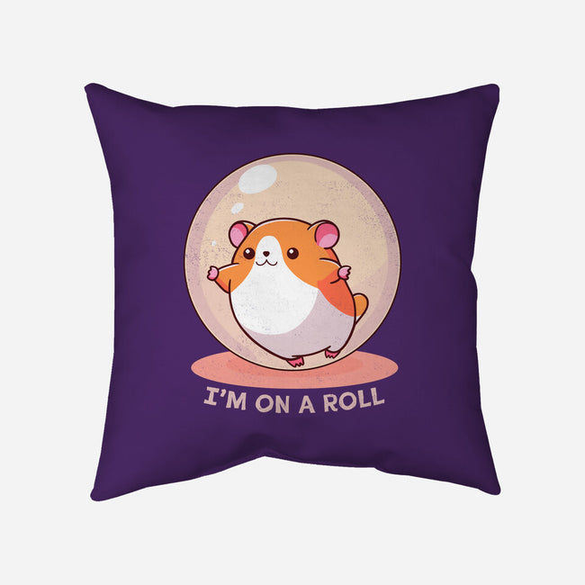 I'm On A Roll-None-Removable Cover-Throw Pillow-fanfreak1