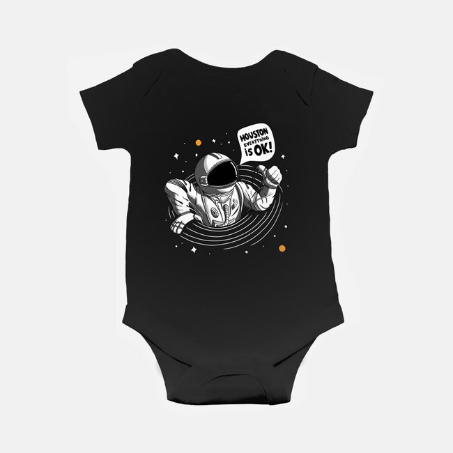 Houston Everything Is Ok-Baby-Basic-Onesie-sachpica