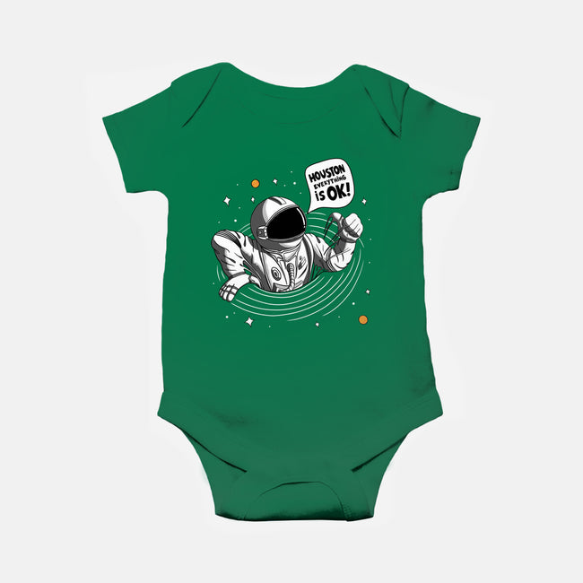 Houston Everything Is Ok-Baby-Basic-Onesie-sachpica