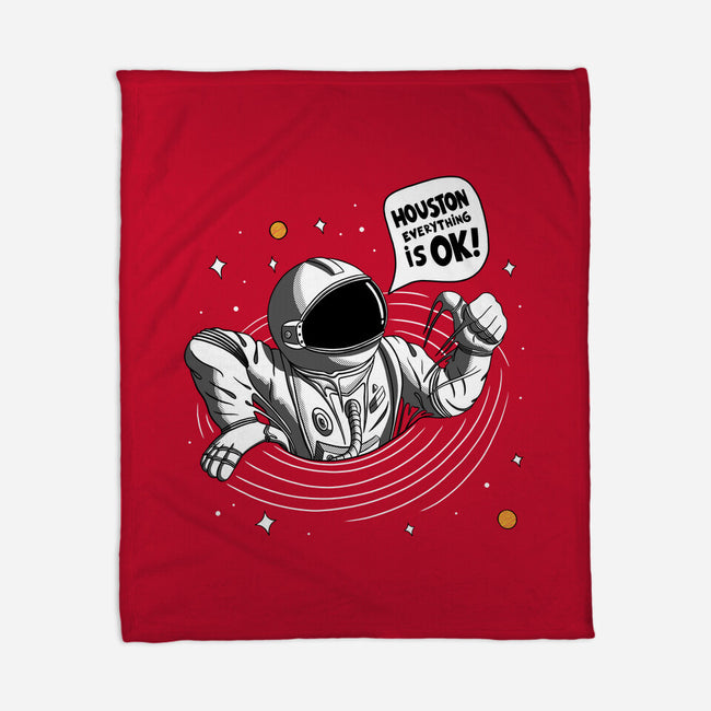 Houston Everything Is Ok-None-Fleece-Blanket-sachpica