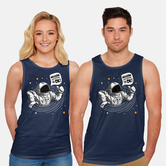 Houston Everything Is Ok-Unisex-Basic-Tank-sachpica