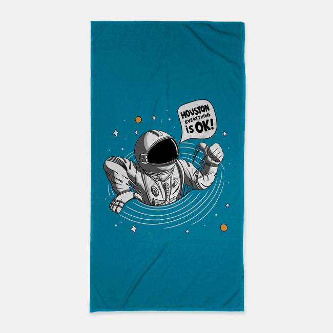 Houston Everything Is Ok-None-Beach-Towel-sachpica