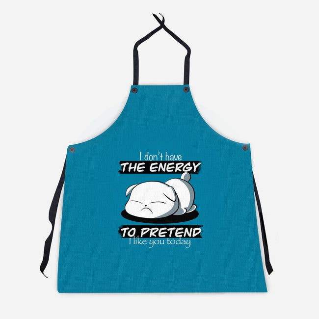 I Don't Have The Energy-Unisex-Kitchen-Apron-fanfabio