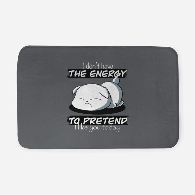 I Don't Have The Energy-None-Memory Foam-Bath Mat-fanfabio