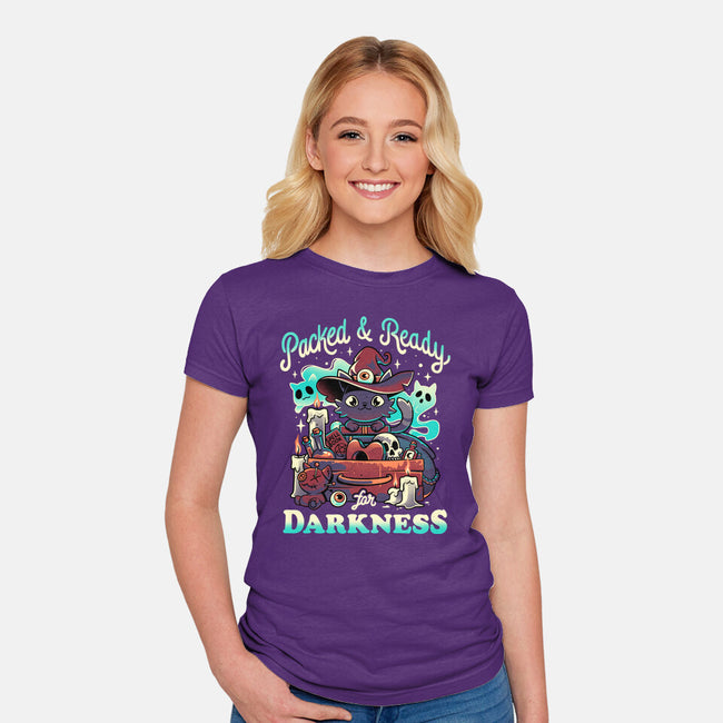 Ready For Darkness-Womens-Fitted-Tee-Snouleaf