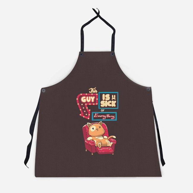 Sick Of Everything-Unisex-Kitchen-Apron-koalastudio