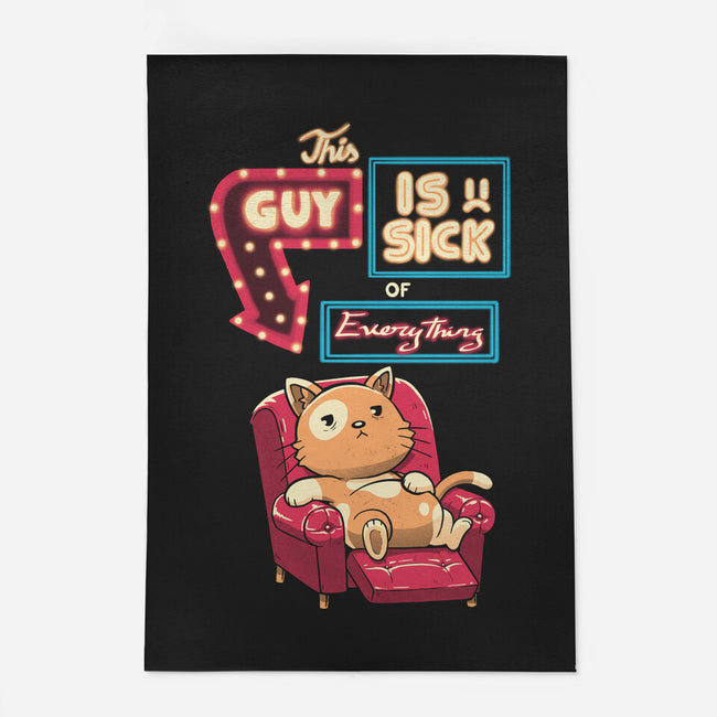 Sick Of Everything-None-Indoor-Rug-koalastudio