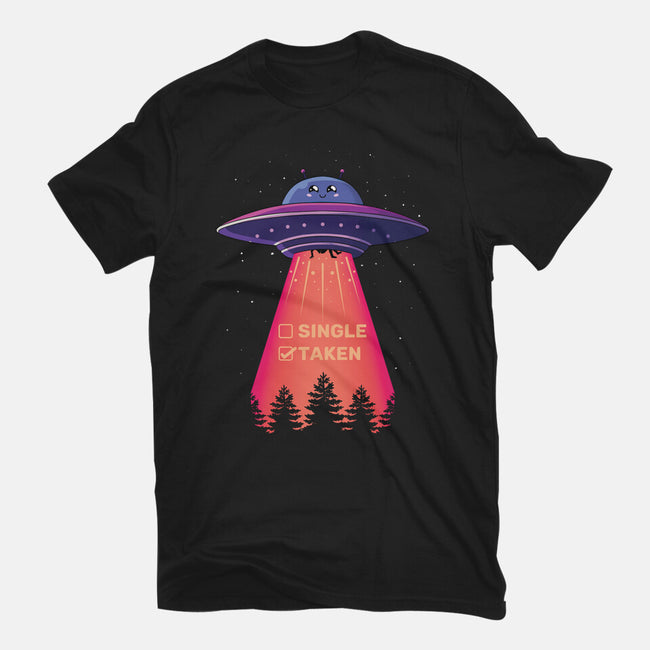 UFO Taken-Womens-Fitted-Tee-danielmorris1993