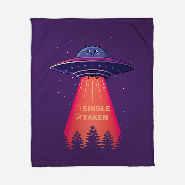 UFO Taken-None-Fleece-Blanket-danielmorris1993