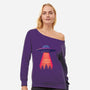 UFO Taken-Womens-Off Shoulder-Sweatshirt-danielmorris1993