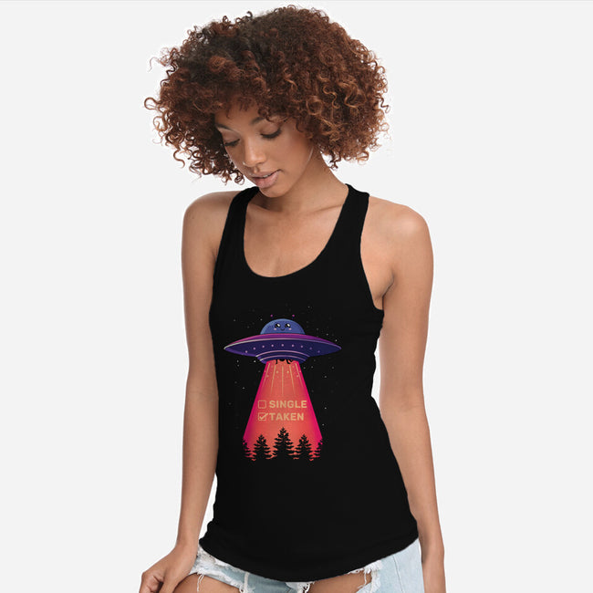 UFO Taken-Womens-Racerback-Tank-danielmorris1993