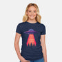 UFO Taken-Womens-Fitted-Tee-danielmorris1993