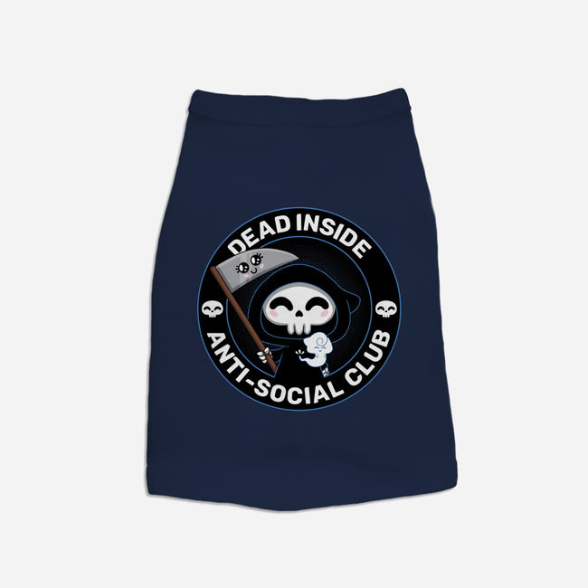 Dead Inside Anti-Social Club-Cat-Basic-Pet Tank-danielmorris1993