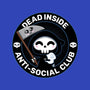 Dead Inside Anti-Social Club-None-Removable Cover-Throw Pillow-danielmorris1993