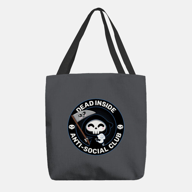 Dead Inside Anti-Social Club-None-Basic Tote-Bag-danielmorris1993