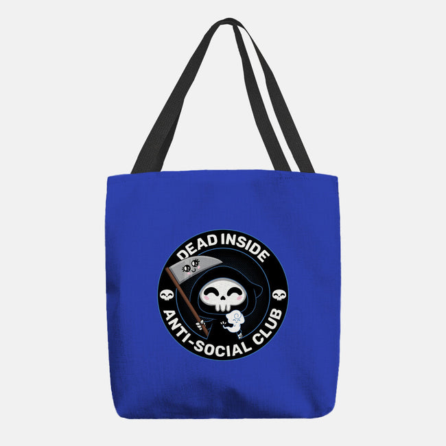 Dead Inside Anti-Social Club-None-Basic Tote-Bag-danielmorris1993