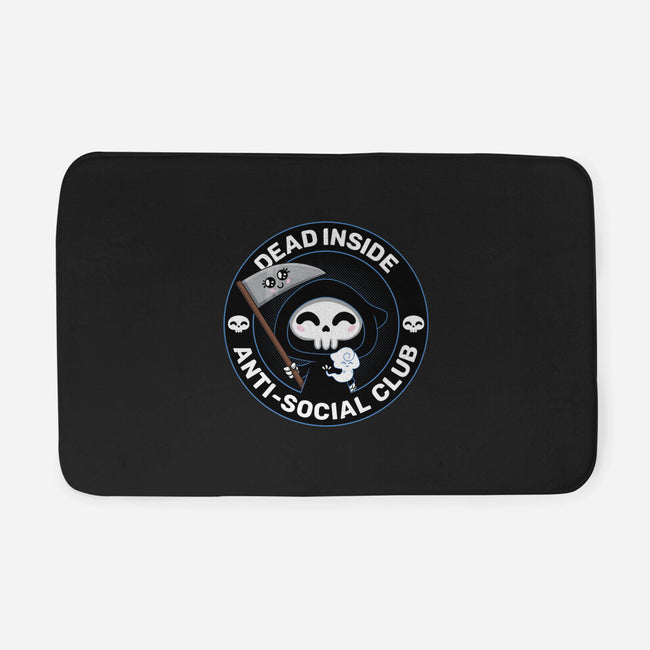 Dead Inside Anti-Social Club-None-Memory Foam-Bath Mat-danielmorris1993