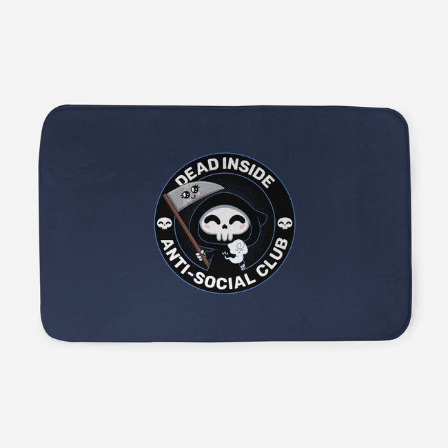 Dead Inside Anti-Social Club-None-Memory Foam-Bath Mat-danielmorris1993