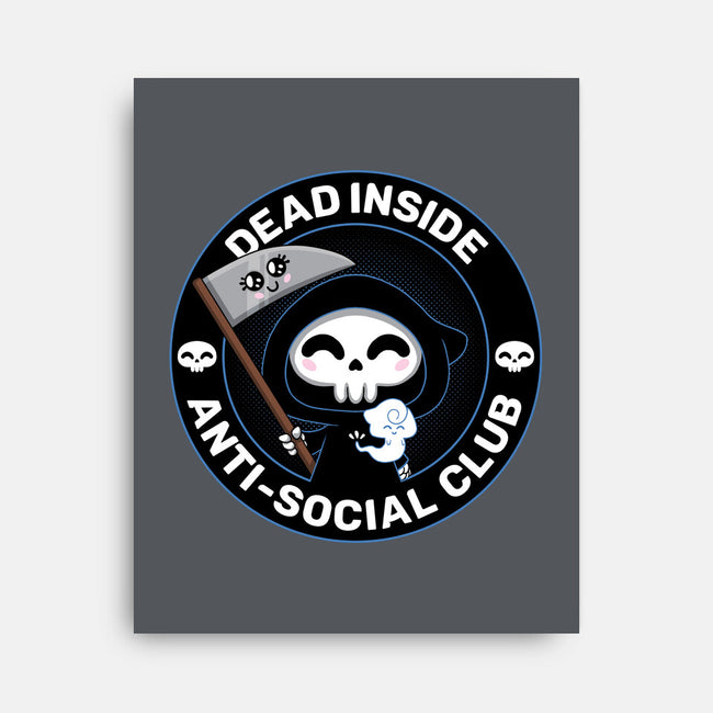 Dead Inside Anti-Social Club-None-Stretched-Canvas-danielmorris1993