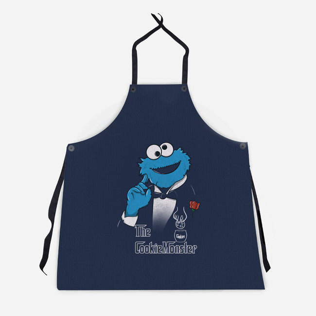 The CookieMonster-Unisex-Kitchen-Apron-Claudia