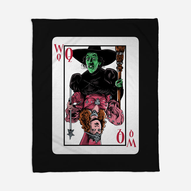 The Witches Of Oz-None-Fleece-Blanket-zascanauta