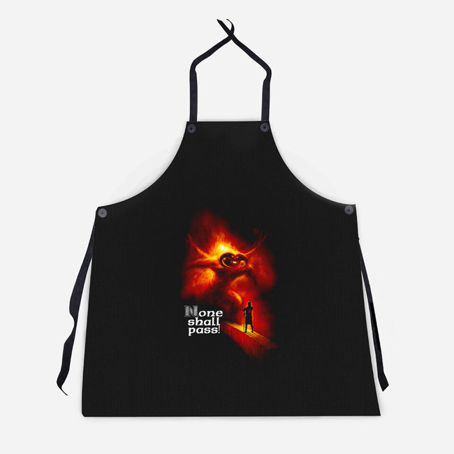 Black Knight Returns-Unisex-Kitchen-Apron-Art_Of_One