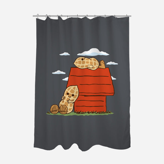 Peanuts-None-Polyester-Shower Curtain-Melonseta