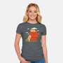 Peanuts-Womens-Fitted-Tee-Melonseta