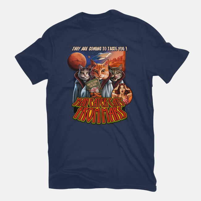 Cats From Mars-Womens-Basic-Tee-daobiwan