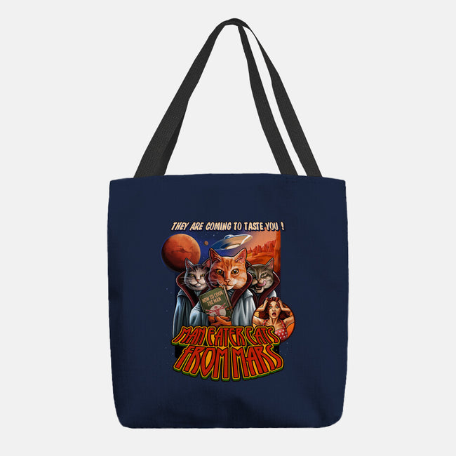 Cats From Mars-None-Basic Tote-Bag-daobiwan