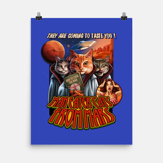 Cats From Mars-None-Matte-Poster-daobiwan