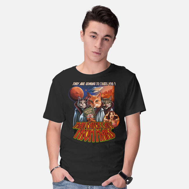 Cats From Mars-Mens-Basic-Tee-daobiwan