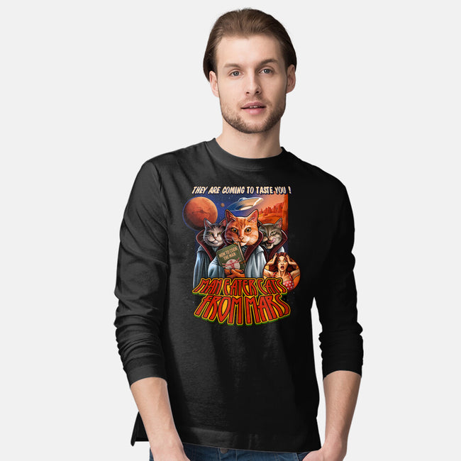 Cats From Mars-Mens-Long Sleeved-Tee-daobiwan