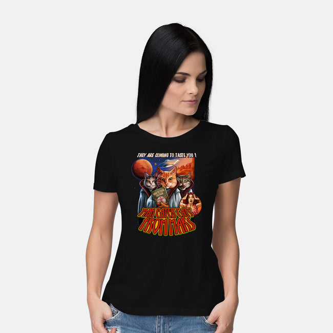 Cats From Mars-Womens-Basic-Tee-daobiwan