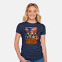 Cats From Mars-Womens-Fitted-Tee-daobiwan