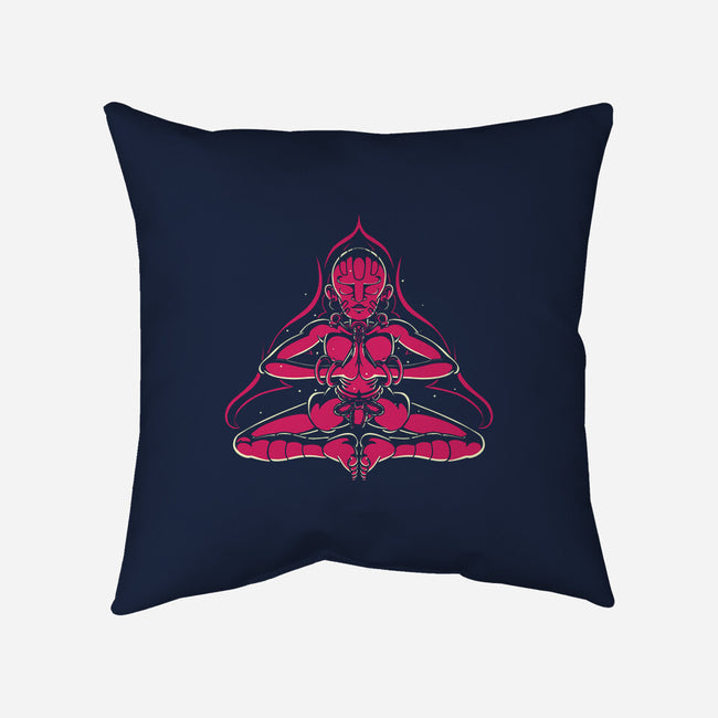 Fire Meditation-None-Removable Cover-Throw Pillow-estudiofitas