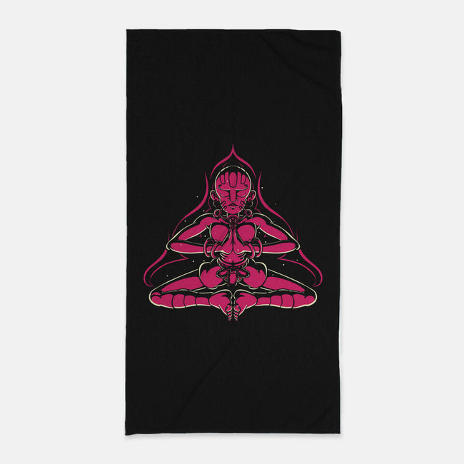 Fire Meditation-None-Beach-Towel-estudiofitas