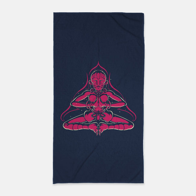 Fire Meditation-None-Beach-Towel-estudiofitas