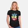 Last Space Bender-Womens-Fitted-Tee-kharmazero